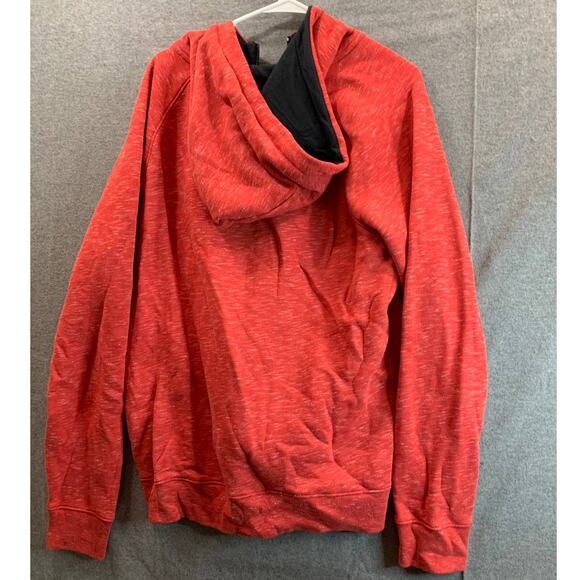 Hollister Jacket Womens Extra Large Orange Full Zip Lightweight Long-Sleeve Hood - Picture 2 of 8